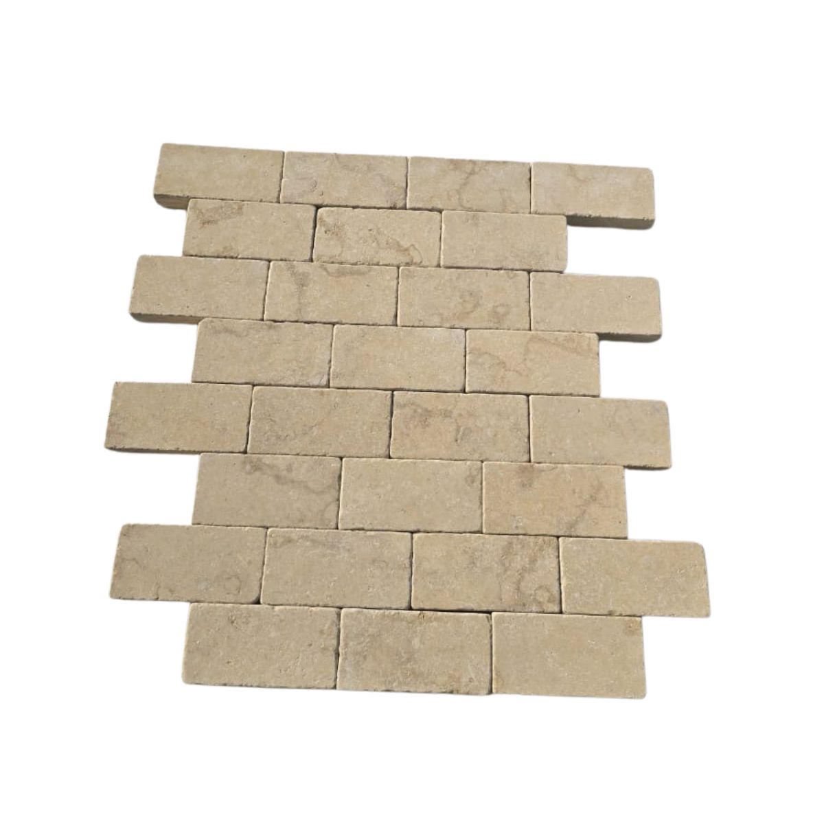 Adoquín en Mármol Crema